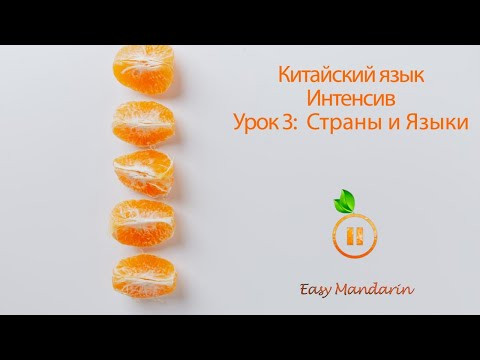 Китайский Язык Интенсив | Страны и Языки | Урок 3