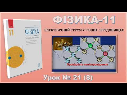 ФІЗИКА-11 | Урок 21 (8) | Провідність напівпровідників