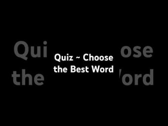 Quiz: Choose the Best Word (chocolate cake)  #MarkKulekESL #Vocabulary