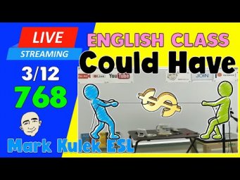 Could Have | Live Stream English Class #768 with Mark Kulek ESL