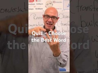 Quiz: Choose the Best Word (meet friends)  #MarkKulekESL #Vocabulary