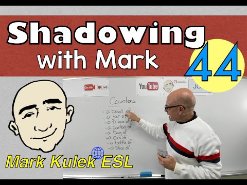 Counters - shadowing English speech (spoken English) | Mark Kulek - ESL