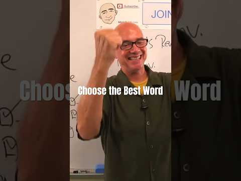 Quiz: Choose the Best Word (my brother) | #markkulekesl  #vocabulary  #English