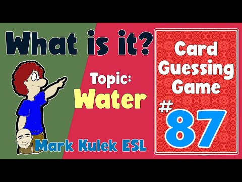 What is it? (water - #87) | Fluency Practice - Mark Kulek ESL
