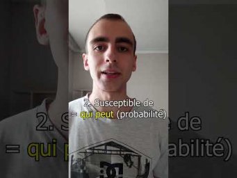 Susceptible (de) - Французский с французом