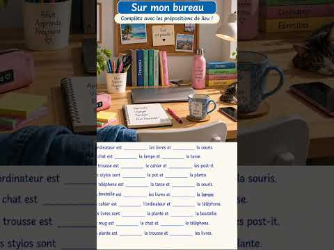 Pr&eacute;positions de lieu #французский #французскийпополочкам #урокифранцузского #учитьфранцузский
