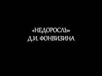 "Недоросль" Д.И. Фонвизина