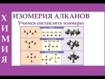 Изомерия алканов. Учимся составлять изомеры алканов. ЕГЭ.