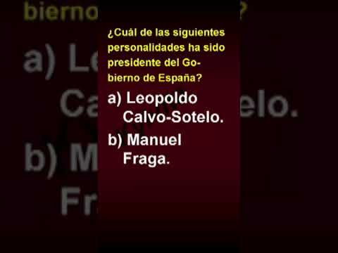 ¿Cuál de las siguientes personalidades ha sido presidente del Gobierno de España? ¿Cuál de las siguientes personalidades ha sido presidente del Gobierno de España?