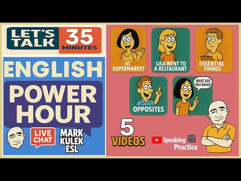 Learn English → 5 Videos + Live Chat with Mark Kulek ESL Learn English → 5 Videos + Live Chat with Mark Kulek ESL