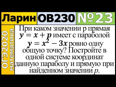 Задание 23 из Варианта Ларина №230 обычная версия ОГЭ-2020. Задание 23 из Варианта Ларина №230 обычная версия ОГЭ-2020.