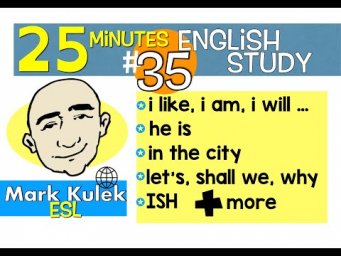 English Practice - I like, I am, I will, the, + more | Mark Kulek - ESL