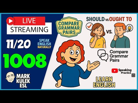 Should vs. Ought To → Learn English with Mark Kulek ESL Should vs. Ought To → Learn English with Mark Kulek ESL