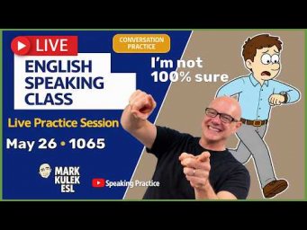 English Class with Mark Kulek ESL (Live Stream Class - 1065)