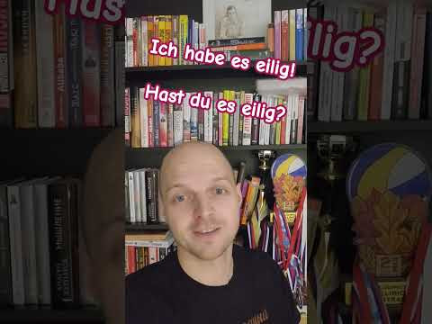 Ich habe es eilig! немецкие слова и устойчивые выражения. #deutsch #w&ouml;rter