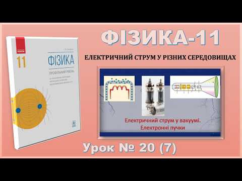 ФІЗИКА-11 | Урок 20 (7) | Електричний струм у вакуумі. Електронні пучки