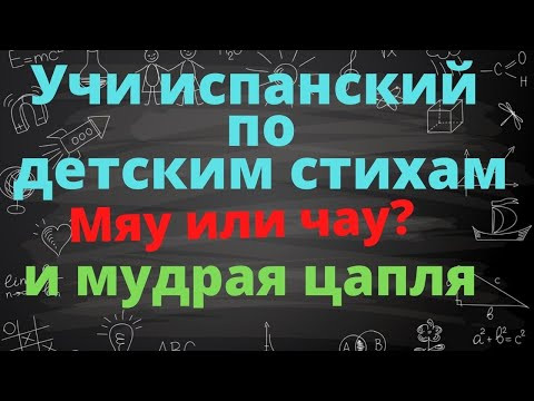 Учить испанский язык по детским стихам. Мария Елена Уолш, лимерики про кота с луны и мудрую цаплю.