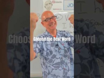 Quiz: Choose the Best Word (grandparents) | #markkulekesl  #vocabulary  #English