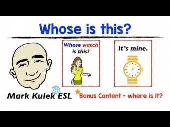 Whose Is This? - It's Mine + (Where is it?) | Mark Kulek - ESL