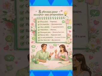 Accepter une proposition #французскийонлайн #французскийпополочкам #урокифранцузької #французскийсну