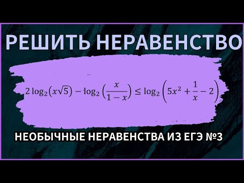 Необычные неравенства из ЕГЭ #3/10