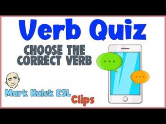 Verb Quiz - make sentences | English Class (clips) - Mark Kulek ESL