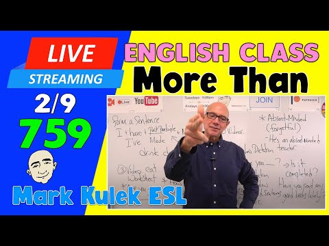 Going To (future tense) | Live Stream English Class #759 with Mark Kulek ESL