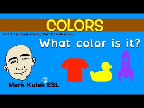 Colors - what color is it? It's ... (nouns) | Mark Kulek - ESL Colors - what color is it? It's ... (nouns) | Mark Kulek - ESL