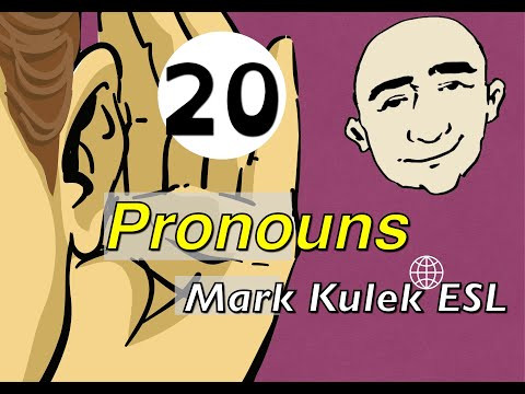Pronouns - conversation, Q&A, reading, shadowing | Mark Kulek - ESL