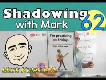 At, In, On - shadowing with Mark (spoken English ) | Mark Kulek - ESL