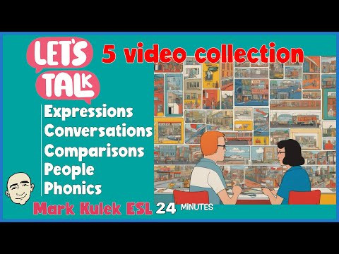 24 Minutes of English Speaking Practice (Talk in English) with Mark Kulek ESL 24 Minutes of English Speaking Practice (Talk in English) with Mark Kulek ESL