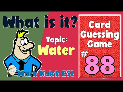 What is it? (water - #88) | Fluency Practice - Mark Kulek ESL