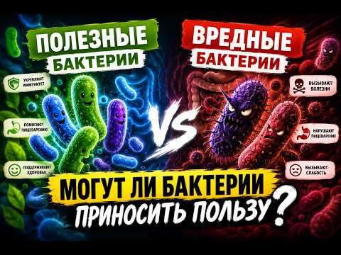 Полезные vs вредные бактерии. Могут ли бактерии приносить пользу?