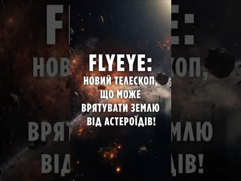 Flyeye: новий телескоп, що може врятувати Землю від астероїдів!