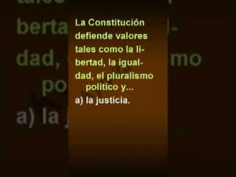 La Constituci&oacute;n defiende valores tales ...