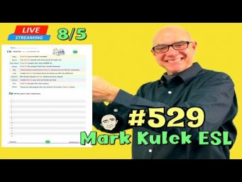 Feel For | English speaking practice | LiveStream Class #529 | Mark Kulek ESL