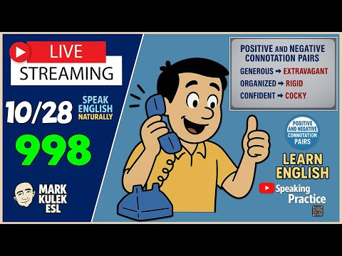 Learn English &rarr; LiveStream English Class with Mark Kulek ESL
