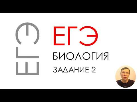 ЕГЭ биология 2020 задание 2 Рохлов