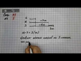 Страница 95 Задание 5 &ndash; Математика 2 класс Моро М.И. &ndash; Учебник Часть 2