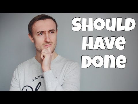Ошибки нэйтивов: SHOULD HAVE DONE