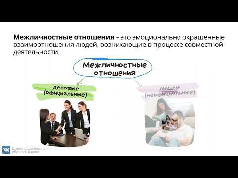 1.8 Отношения в малых группах. Межличностные отношения | ОГЭ обществознание 1.8 Отношения в малых группах. Межличностные отношения | ОГЭ обществознание