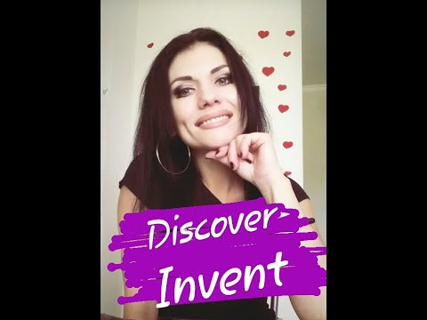 to invent/to discover