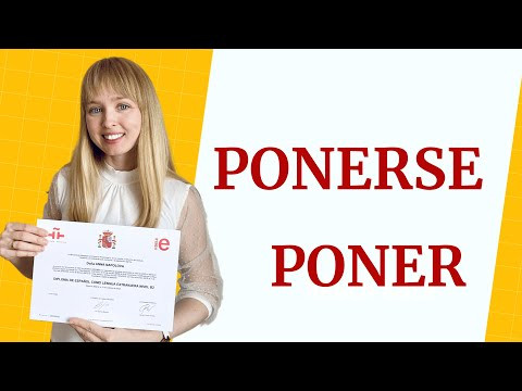 Испанские Глаголы Poner и Ponerse. Глаголы Poner и Ponerse в Испанском