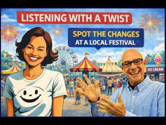 At a Local Festival &rarr; Listening Activity | Learn English with Mark Kulek ESL