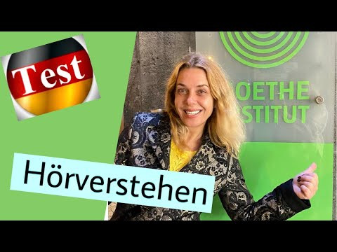 ТЕСТ А1 в Гёте Институте- H&ouml;rverstehen Goethe Institut Test аудирование- Zertifikat Start Deutsch