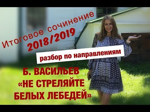 Разбор романа Бориса Васильева "Не стреляйте белых лебедей"