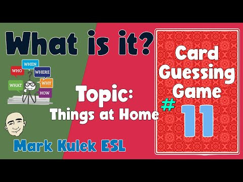Things at Home - What is it? | English Class - Mark Kulek ESL