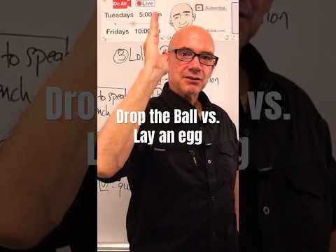Drop the Ball vs. Lay an Egg | #markkulekesl  #vocabulary #englishclass #speakenglish