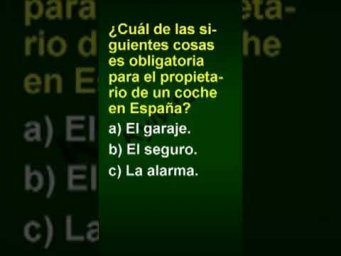 &iquest;Cu&aacute;l de las siguientes cosas es obligatoria para el propietario de un coche en Espa&ntilde;a?