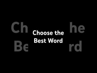 Quiz: Choose the Best Word (song) | #MarkKulekESL #Vocabulary